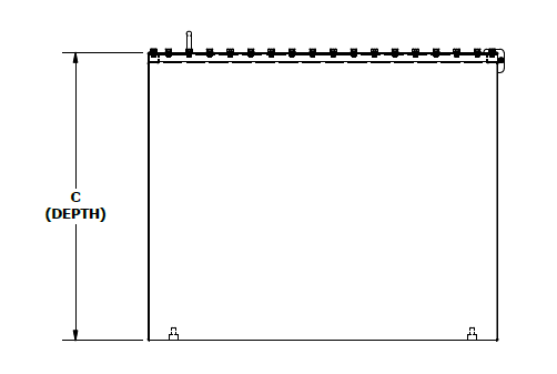 Freestand Submersible Enclosure Single Door NEMA 6P / IP68 | SLAYSON