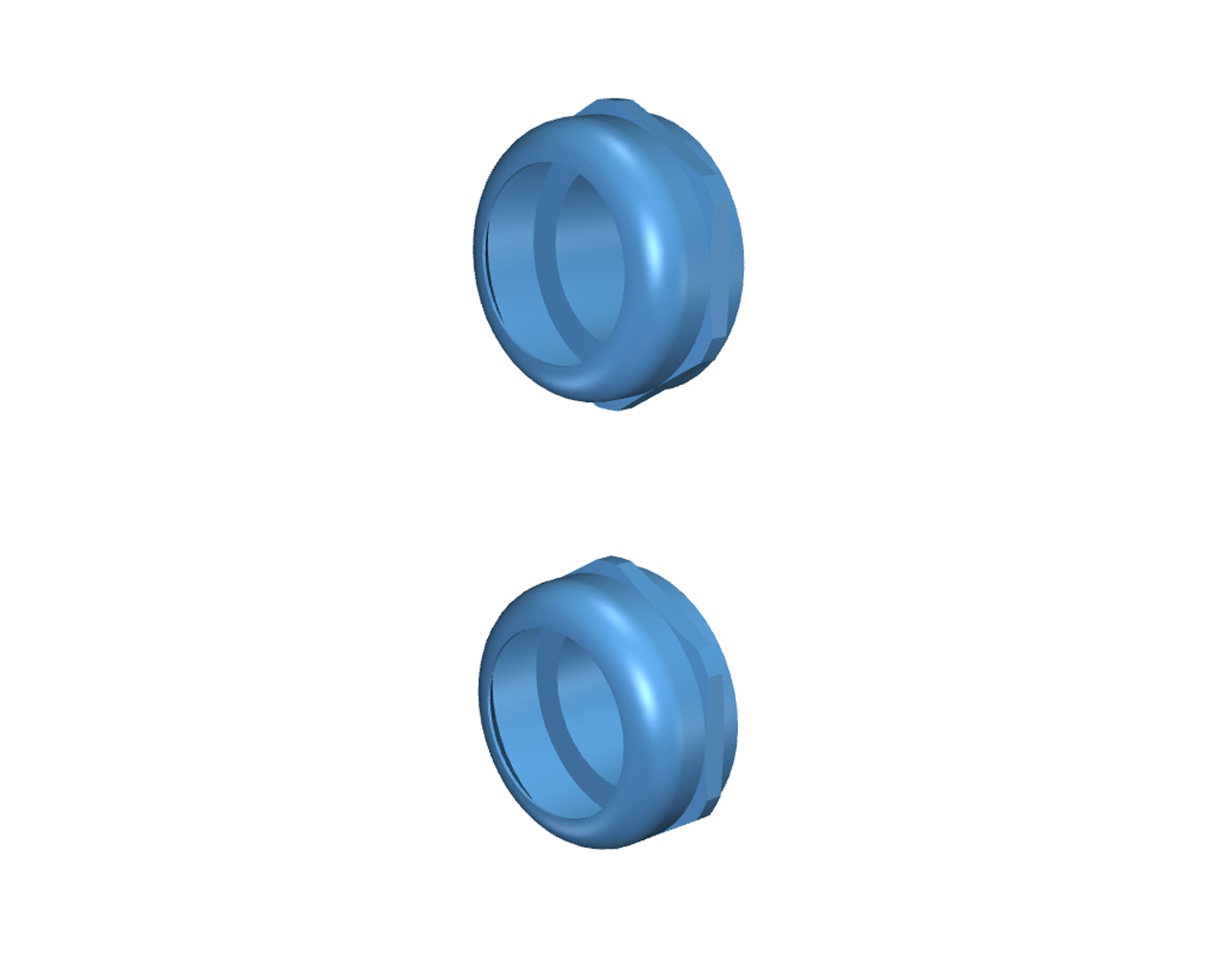 Sealed cable glands for protected electrical cable entry
