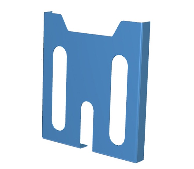 Internal document holder for manuals and schematics