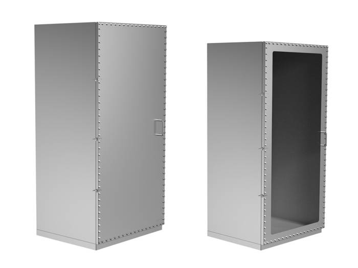 Freestand Submersible Enclosure Single Door NEMA 6P / IP68 | SLAYSON