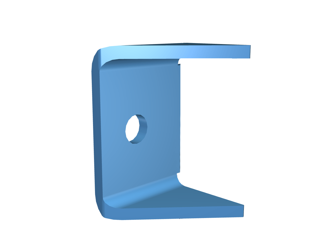 Reinforced gusseted mounting tab for wall or rack mounting