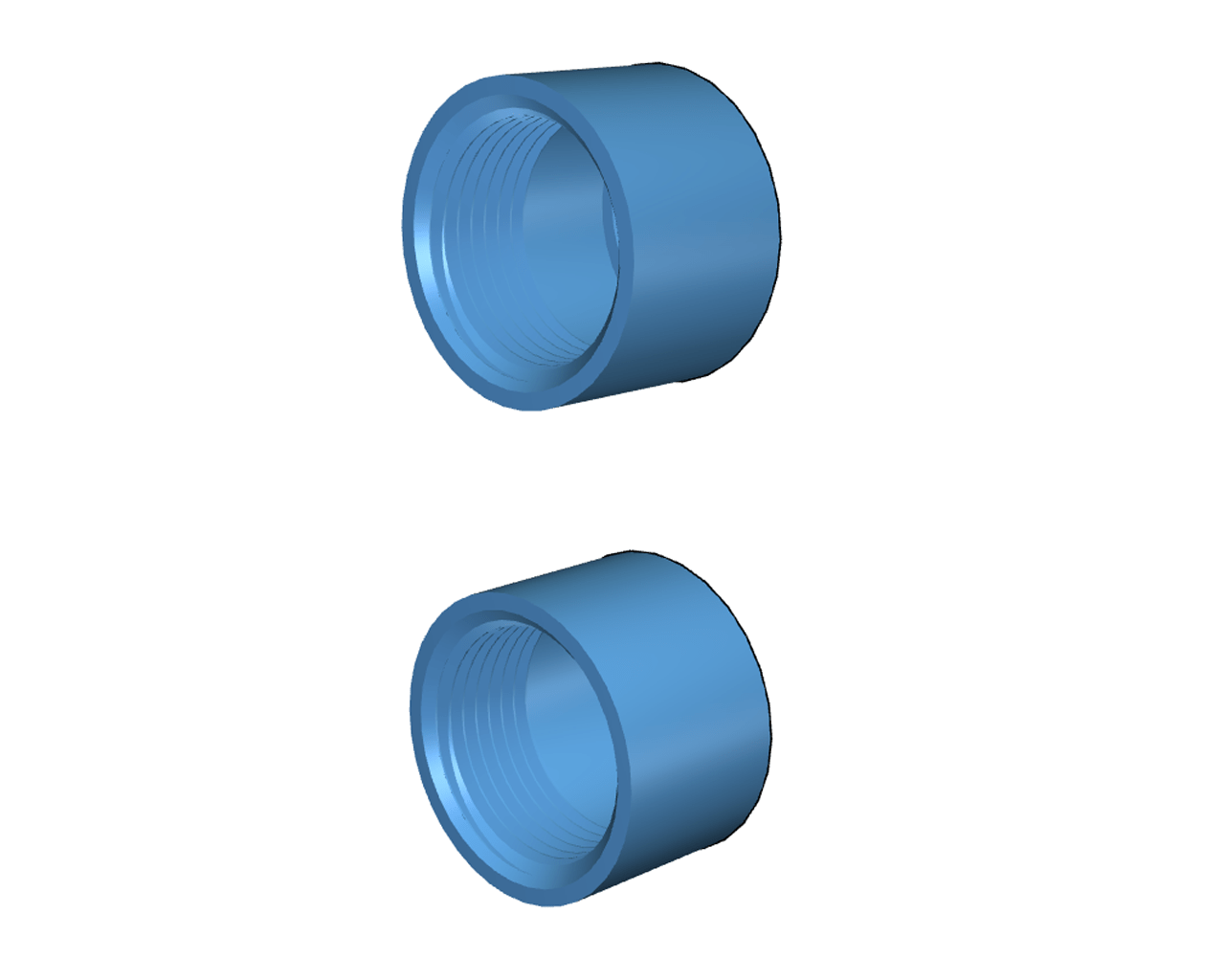Welded hubs for robust conduit or cable gland connections